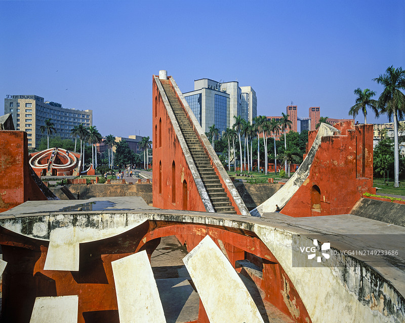 新德里简塔·曼塔天文台图片素材