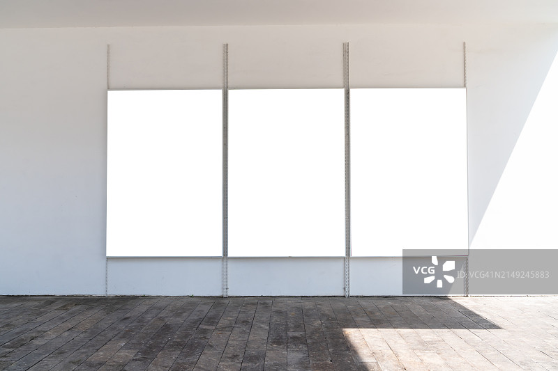 画廊空白画框图片素材