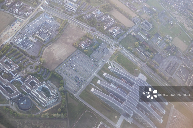 布鲁塞尔北约总部航拍景观图片素材