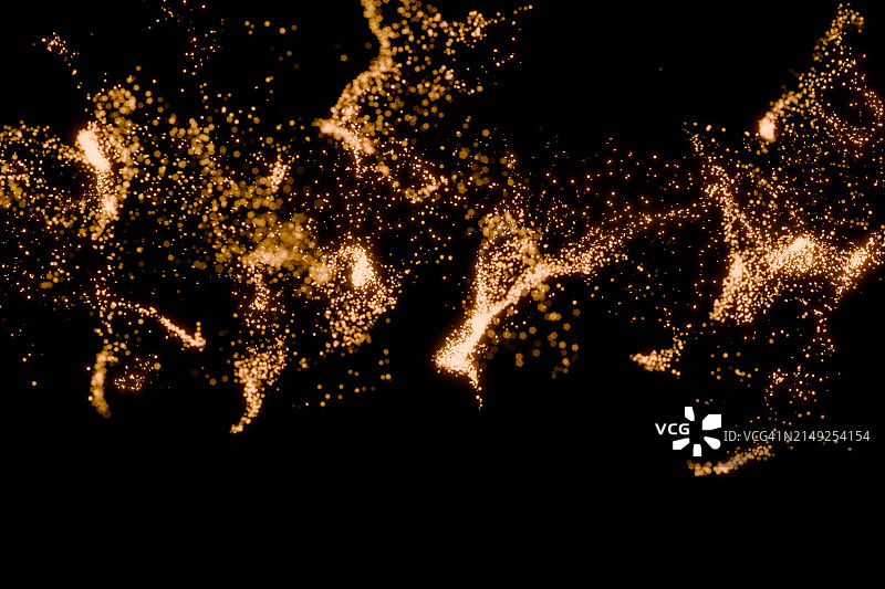金色散景背景图片素材