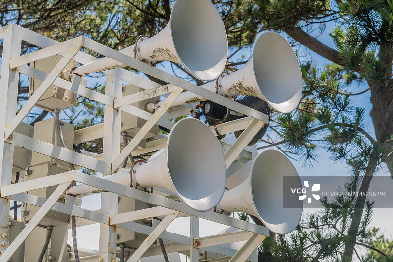 位于亚洲韩国蔚山的扬声器阵列图片素材