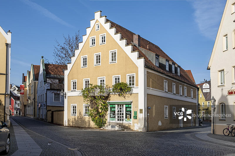 德国阿本斯贝格葡萄园街的办公楼图片素材