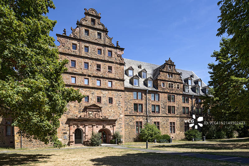 德国吉森市尤斯图斯·李比希大学文艺复兴风格建筑图片素材