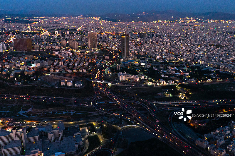 德黑兰城市景观图片素材