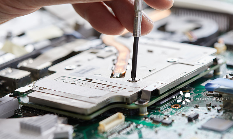 电脑芯片特写图片素材