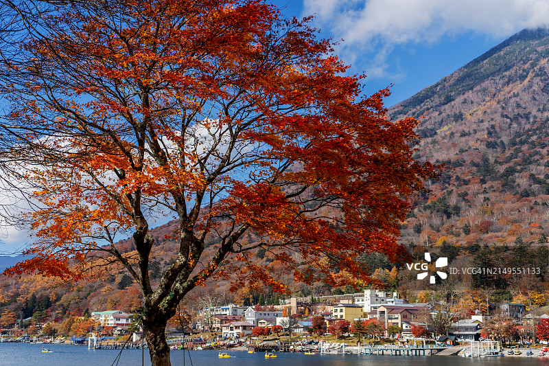 美丽的Chuzenji湖图片素材