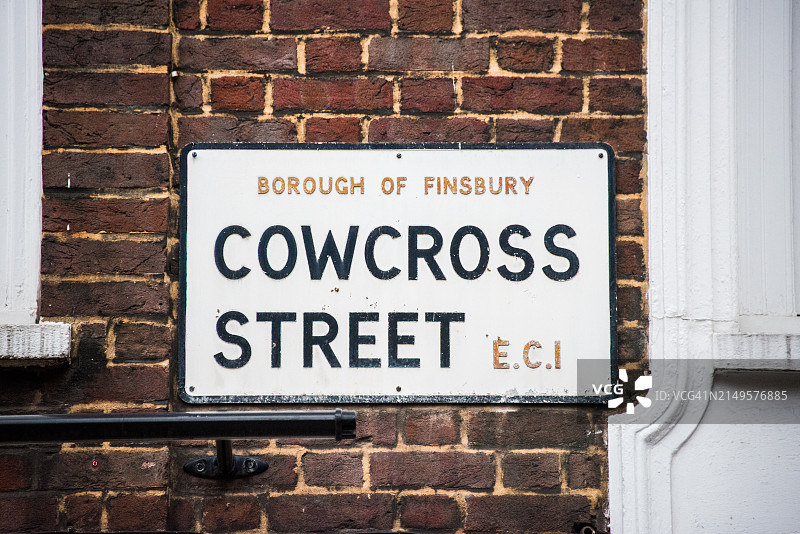 考克罗斯街路牌图片素材