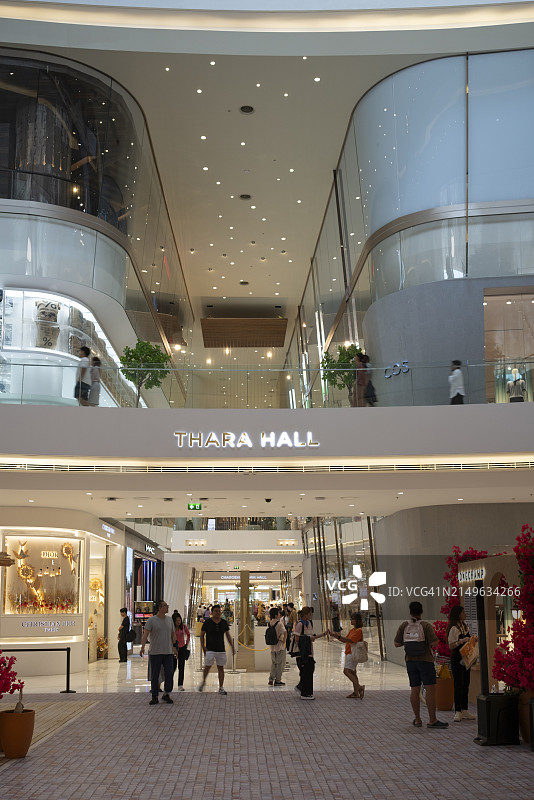 暹罗百丽宫购物中心内部图片素材