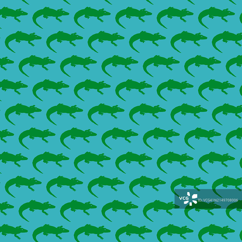 绿色鳄鱼行列图案图片素材