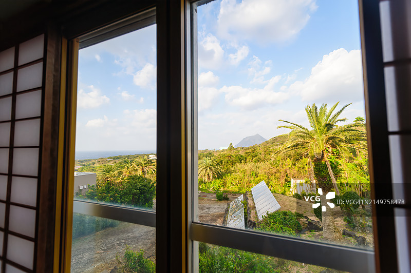 美味健康的酒店自助早餐，摄于日本东京伊豆群岛的八丈岛，2020年图片素材