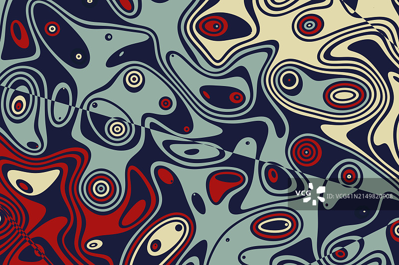 具有机形状的迷幻背景图片素材