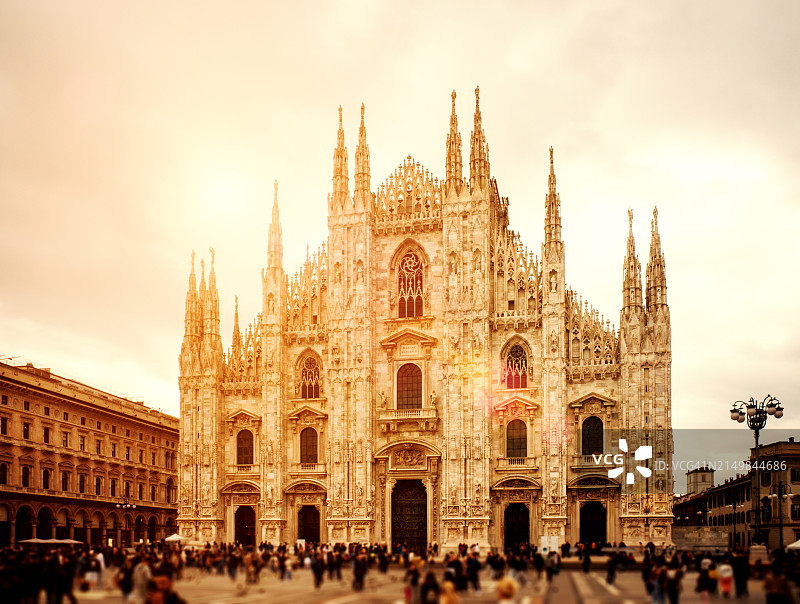 米兰主教座堂图片素材