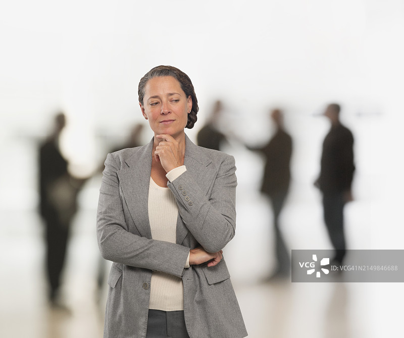 创新领导力女商人图片素材