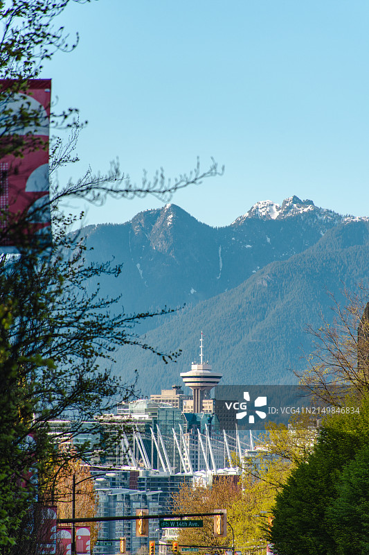 温哥华的城市街道图片素材