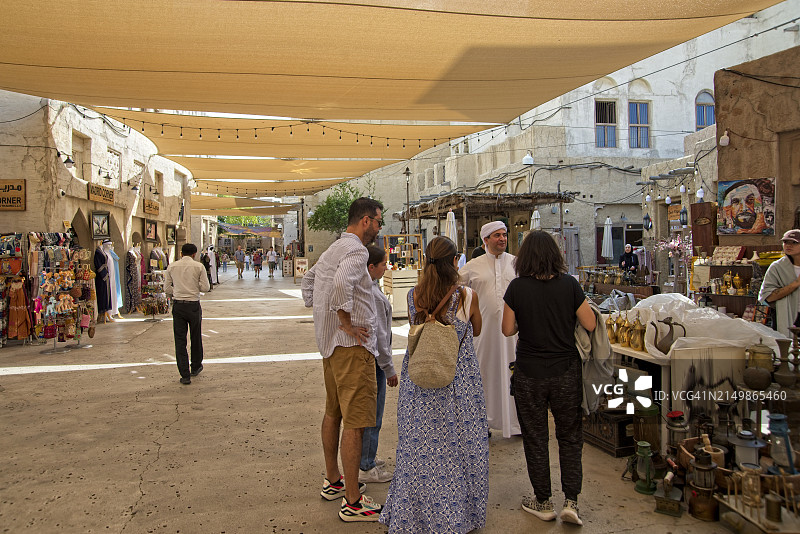 迪拜Al Seef文化遗产集市图片素材
