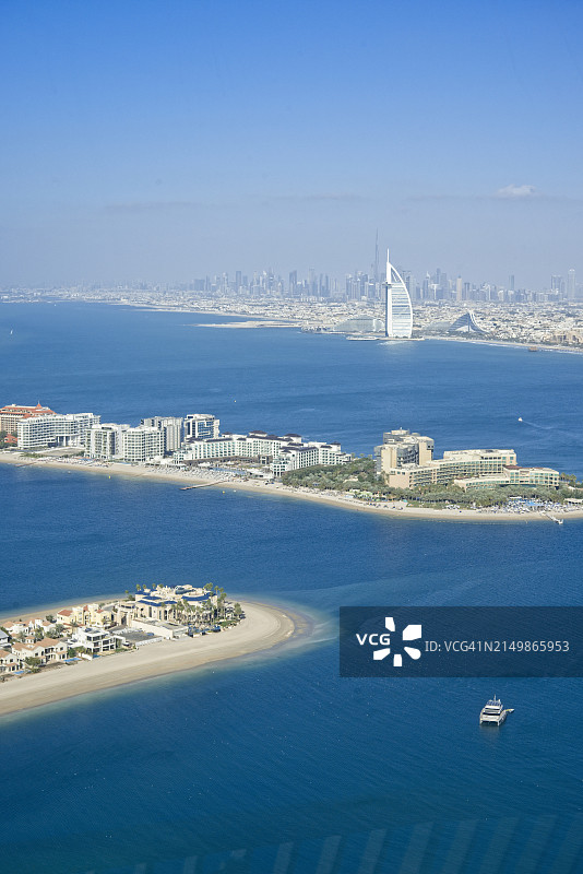 迪拜棕榈岛图片素材