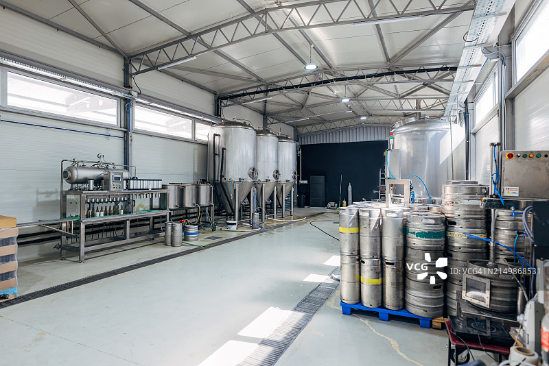 啤酒酿造机械景观图片素材