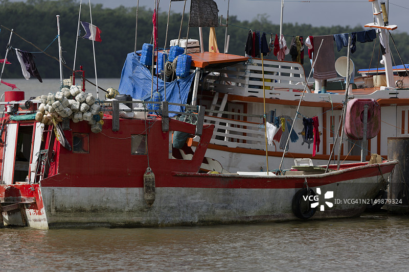 渔船队图片素材