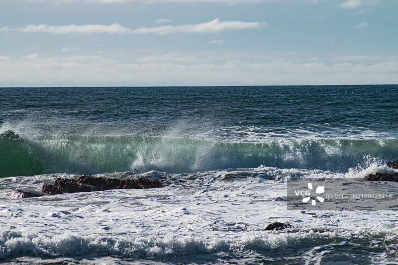 美国俄勒冈州亚查茨海景风光图片素材