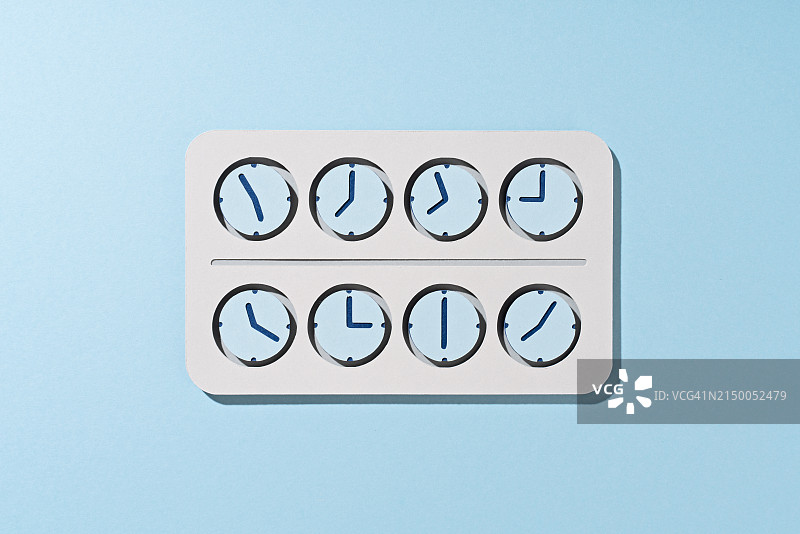 时间胶囊药丸包装纸艺图片素材