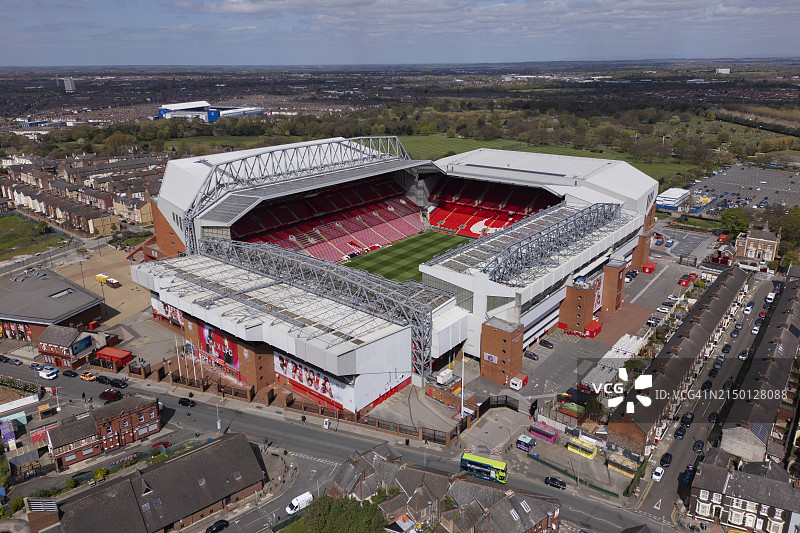 安菲尔德球场鸟瞰图片素材