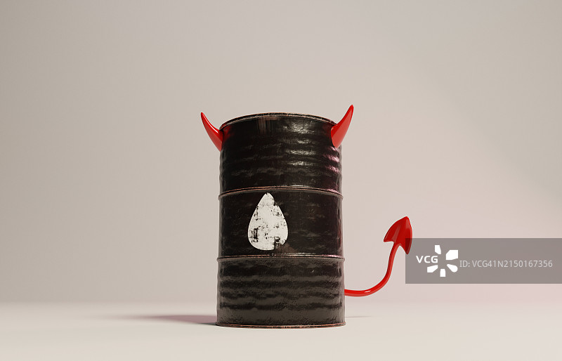 邪恶的石油工业概念图片素材