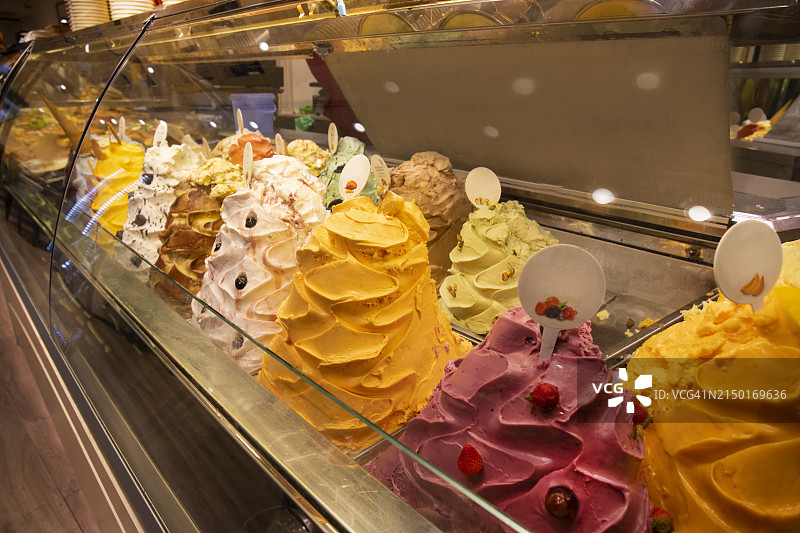 冰淇淋展示图片素材