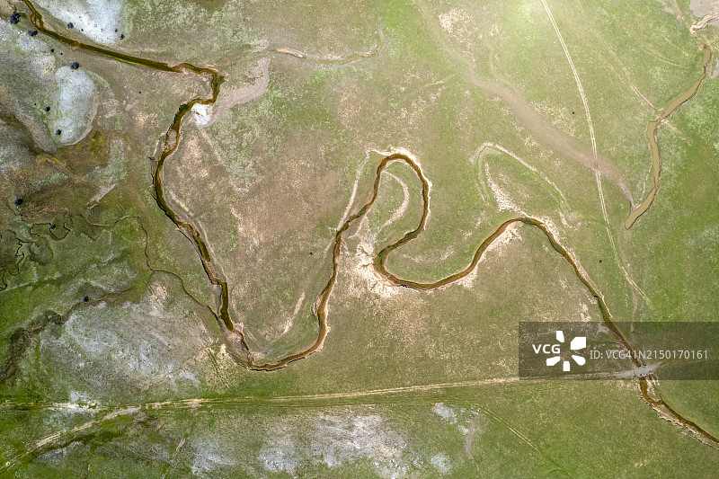 农田风光航拍图片素材