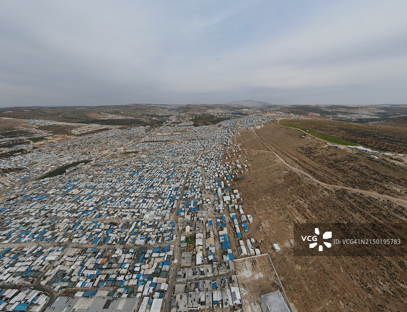 叙利亚难民营图片素材