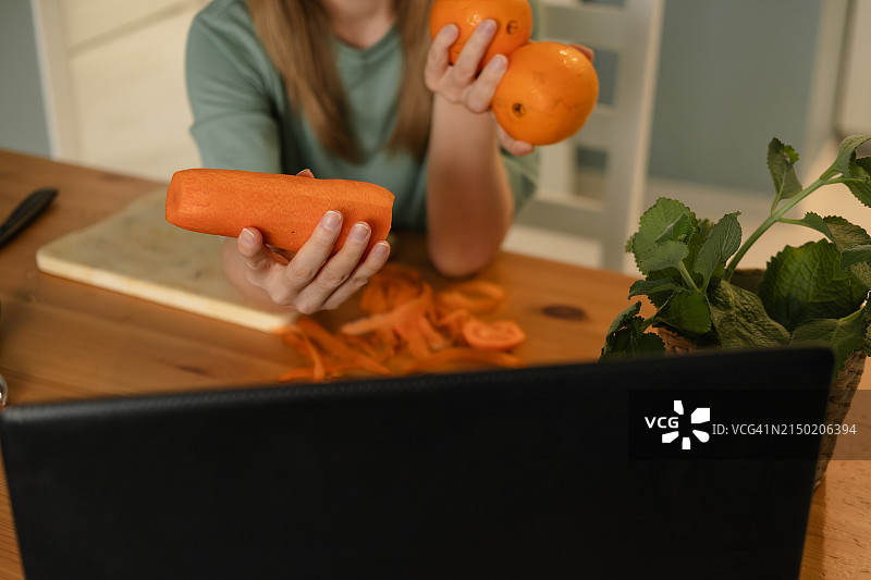 线上营养教育：线上纯素烹饪大师班图片素材