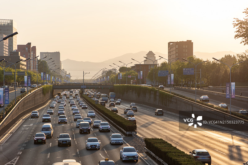 中国北京城市交通图片素材