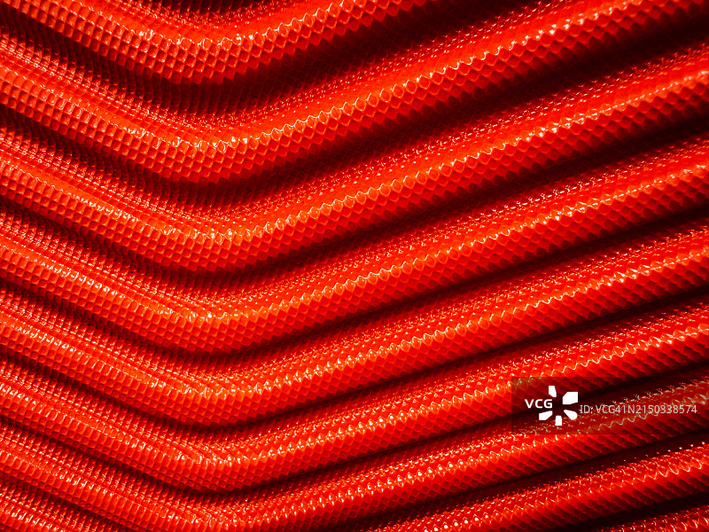 红色塑料V形条纹图片素材
