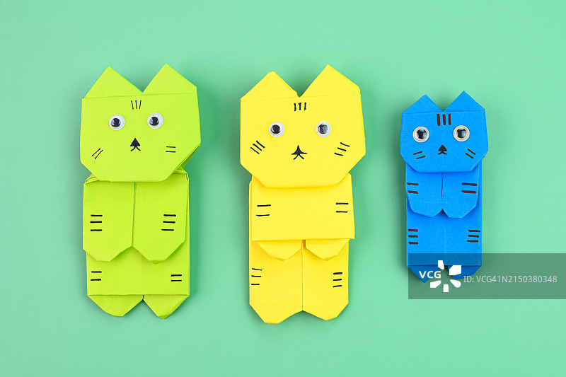 折纸猫图片素材
