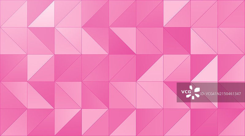 不同粉红色调的抽象三角形无缝图案图片素材