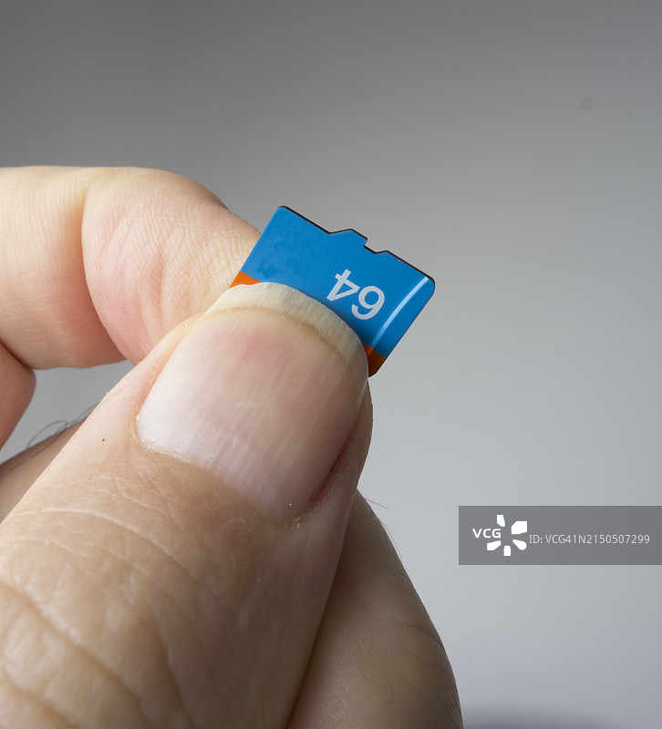 64GB Micro SD卡图片素材