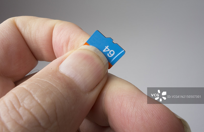 64GB Micro SD卡图片素材
