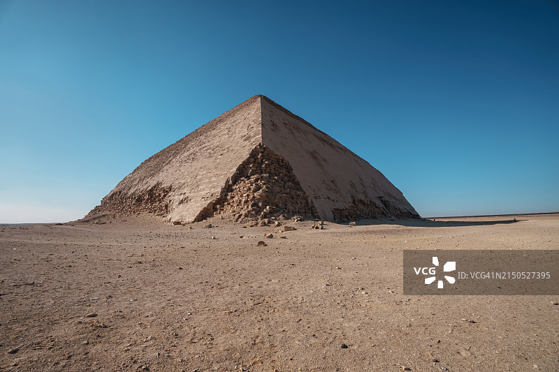 斯尼夫鲁弯曲金字塔，埃及图片素材