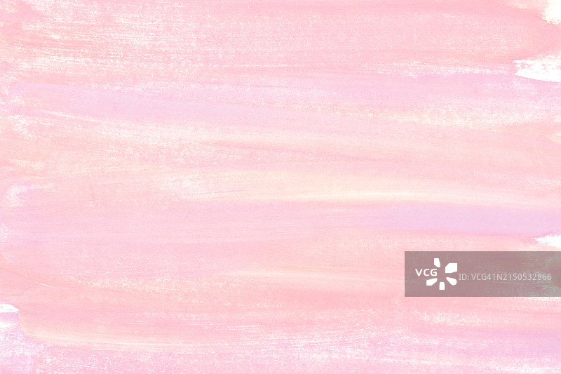 粉色、黄色和橙色的抽象水彩背景，带有水彩污渍和纸张纹理图片素材