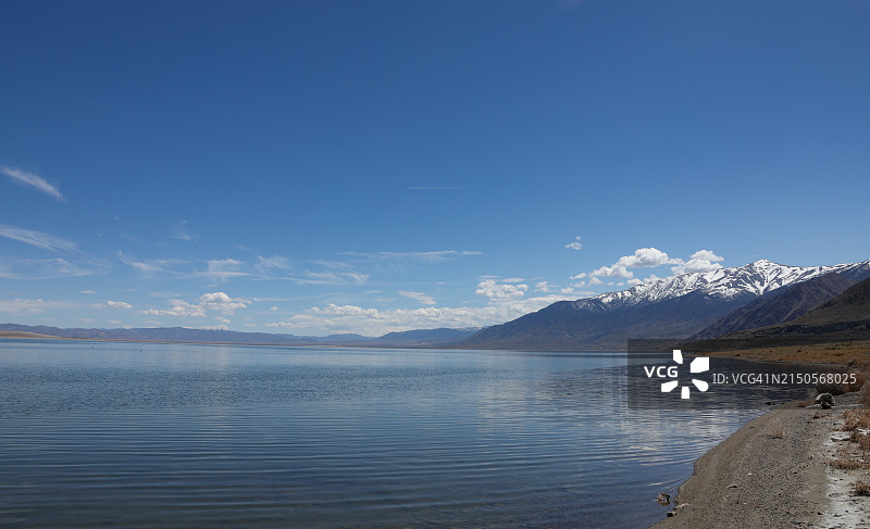 旅行目的地：内华达州的沃克湖图片素材
