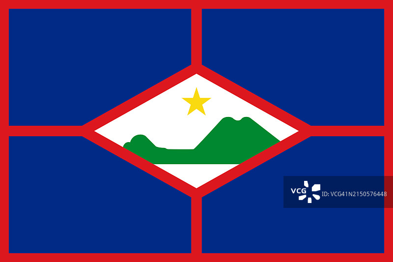 圣尤斯特歇斯岛旗帜图片素材