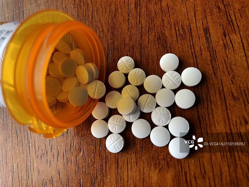 药瓶和药丸图片素材