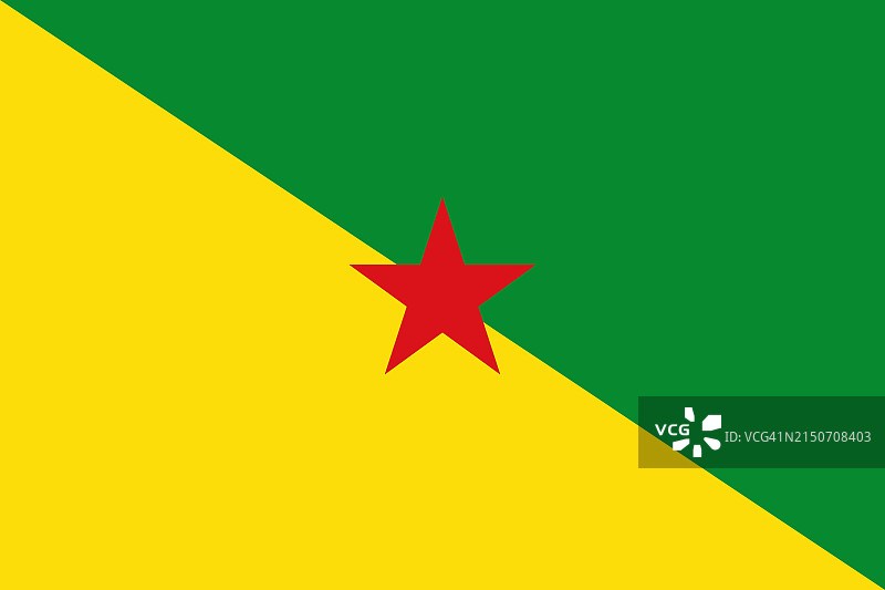 法属圭亚那国旗图片素材