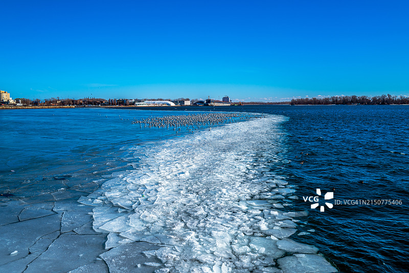 安大略湖图片素材