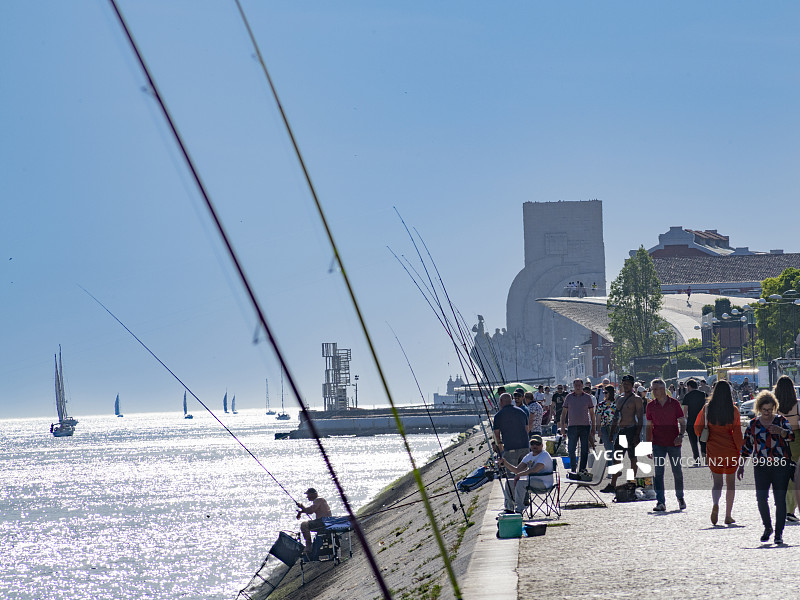 里斯本贝伦区海滨图片素材