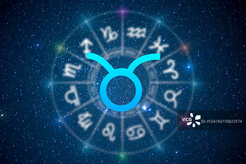 金牛座占星和运势预测，宇宙星空背景图片素材