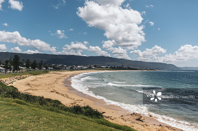 布利海滩，澳大利亚新南威尔士州伍伦贡北部郊区图片素材