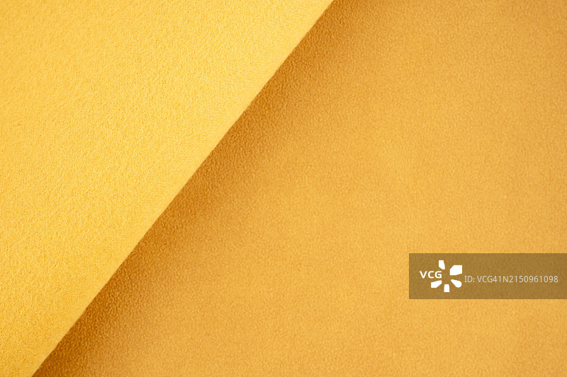 黄色双色毛毡面料与阴影图片素材