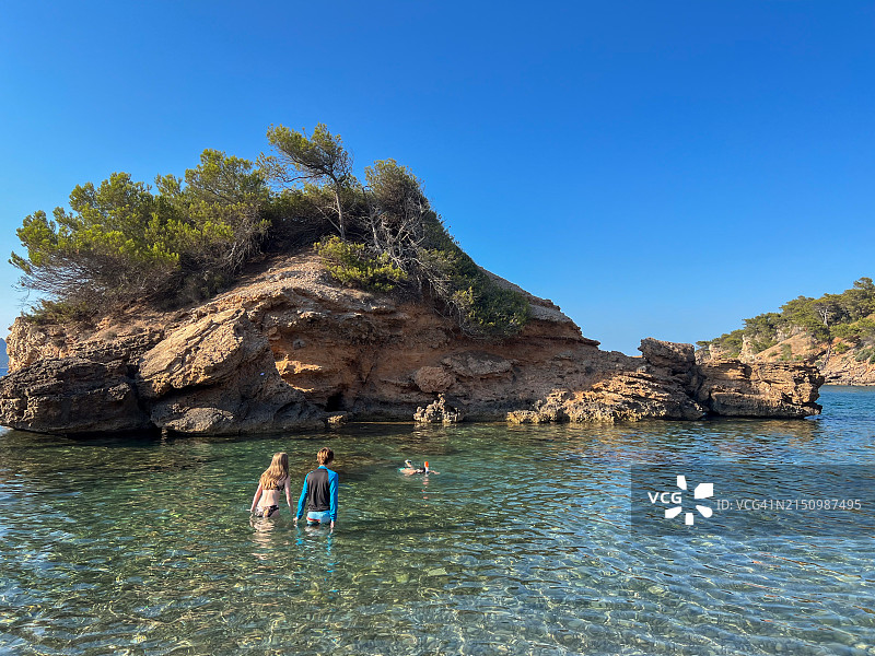 马略卡岛莫雷亚湾，西班牙图片素材