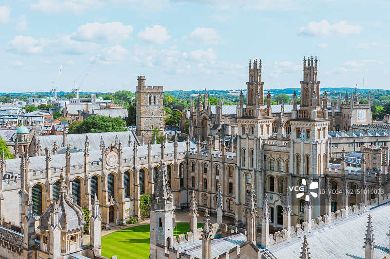 英国牛津高处景观图片素材