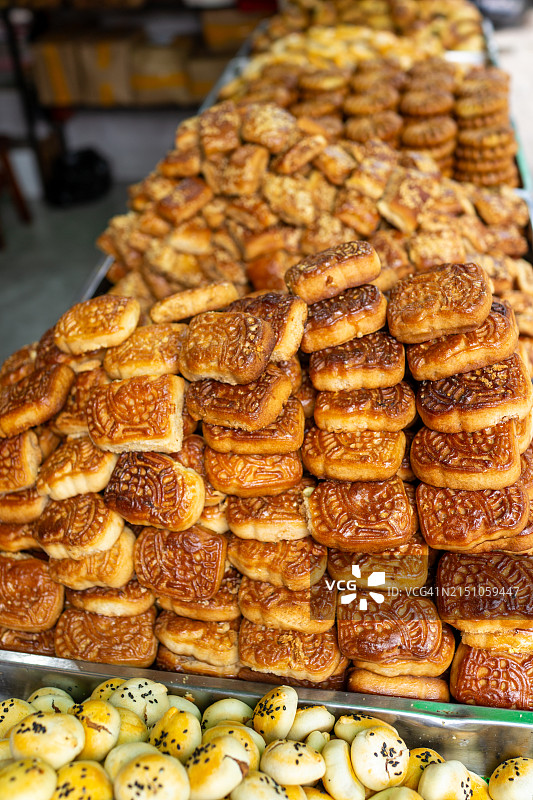 潮汕腐乳饼堆叠出售图片素材